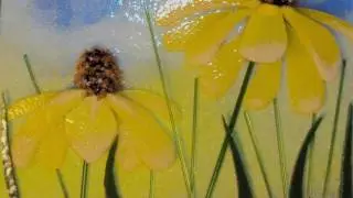 Fused Glass Butterfly Luminary