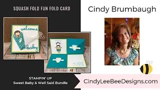 Stampin' Up Squash Fold Fun Fold