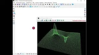 3D график потенциала в электростатическом симуляторе StartFlow