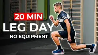20 Min Leg Day HIIT | Lower Body Burn & Strength