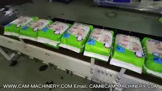 5-12 Pcs Mini Bag Diaper Packing Machine (60bags/min Speed)