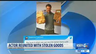 SLOPD: Actor Josh Duhamel reunited with stolen goods one year later