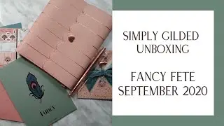 simply gilded Box September 2020 - Fancy Fete | Planner Subscription