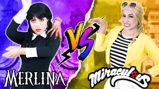 BATALLA DE RAP MERLINA ADDAMS | MERLINA vs CHLOE ☂️✋🏼🔥