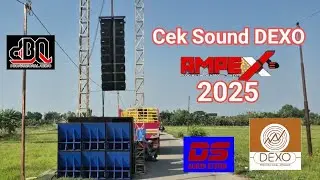 Preparation for the DEXO Product Sound Demo Check// DS AUDIO DEMAK
