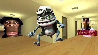 POV CRAZY FROG CUTE OBUNGA AND HI MY NAME IS AUUGHH GMOD #garrysmod100k  #Nextbots