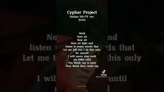 Farhan Ver. #CypherProject #UN1TY #Rapper #shorts