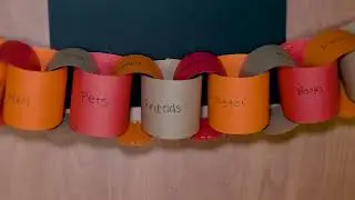 How to Make a Paper Gratitude Chain | A Simple Thanksgiving Craft with Colored Paper from Staples