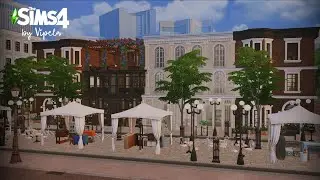 SOHO AVENUE | The Sims 4: ASMR Relaxing Speed Build | No CC