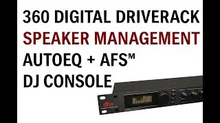 360 Digital DriveRack Crossover 🎚️ Speaker Management System  Professional Audio Control  DJ Console