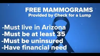 Check for a Lump offers free mammograms to qualifying women in Arizona