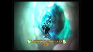 Skylanders nightmare super Kaos vs Dark Super shot Stealth Elf