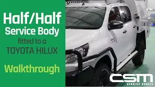 Toyota Hilux SR Dual Cab with Half/Half Service Body [Walkthrough]