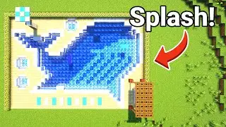 Minecraft Tutorial: Whale Swimming Pool 🐋