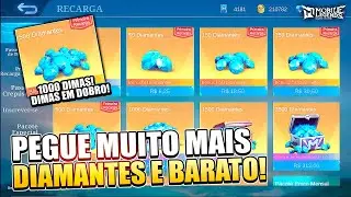 𝗗𝗜𝗔𝗠𝗔𝗡𝗧𝗘𝗦 𝗘𝗠 𝗗𝗢𝗕𝗥𝗢! PEGUE AT&Eacute; 1000 DIAMANTES MUITO MAIS BARATO E PARTICIPE DE EVENTOS MOBILE LEGENDS