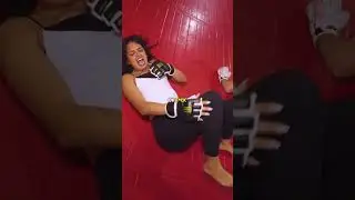 Merab Dvalishvili and Nina Drama train the spinning back kick | UFC 311 #shorts #ufc #mma