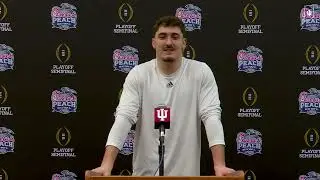 IU football: Isaiah Jones speaks ahead of Indiana's rematch with Oregon in Friday's Peach Bowl