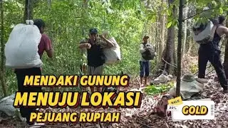 Mendaki Gunung ke lokasi#tambangtradisional#emasantam#sungaiemas#mendulang#hargaemas@YubbyVlog