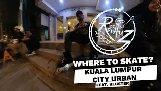 Inline Skating Flow Skate | Malaysia | Kuala Lumpur City Urban Night Skate | Part 3