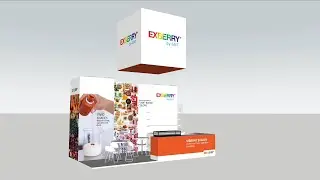 EXBERRY Booth World Expo London Design 3D Maek creative team