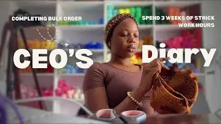 CEO&rsquo;s diary #1 | I&rsquo;m loosing my shop😪| 20pcs crochet hats to complete 