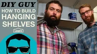 How To Build Hanging Shelves