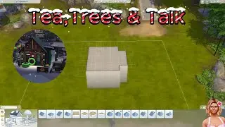 Tea, Trees & Talk The Sims 4 Speed-build ( ASMR SOUND )