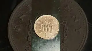 1 penny copper plated steel coin United Kingdom 2001