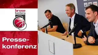 Aufbruchstimmung bei Brose Bamberg: Saisonauftakt-Pressekonferenz