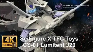 SciFigure X TFC Toys Craft Series CS-01 Lumitent J20 Black Flash 神機工業變形機甲殲-20戰鬥機 黑閃Q.Review 221