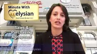 Minute with elysian: Sales and Purchasing Agreement SPA and Title Deed
