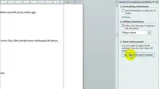 Cara Membuat Dokumen Word Tidak Bisa di Copy Paste