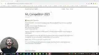 ML Competition 2023 - $40,000 prize fund