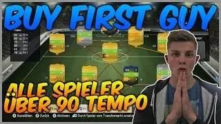 FIFA 15: BUY FIRST GUY CHALLENGE DEUTSCH - Alle Spieler &uuml;ber 90 Tempo - ULTIMATE TEAM - FIFA GAMING