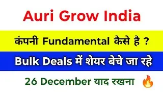 Auri Grow India Share Latest News | Auri Grow India Share | Auri Grow | Godha Cabcon Share News