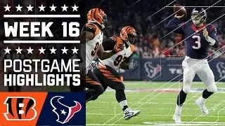 Bengals vs. Texans | NFL Week 16 Game Highlights