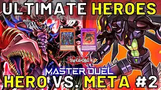 Yu-Gi-Oh! Master Duel🔥HERO Season 23 Vs META #2🔥 [ROAD TO MASTER RANK] HERO DECK GUIDE 2023