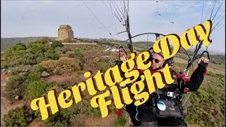 Flying at the Voortrekker Monument on Heritage Day.