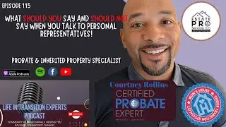Ep 115 | The Cold Calling 🙅🏿&zwj;♂️ Script for Personal Representatives | Probate Real Estate