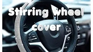 Steering wheel cover with diamonds $10