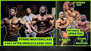William Bonac Posing Class w/ Andrew Jacked & Larry Wheels - Physique updates - Keone, Kerrith, Nico