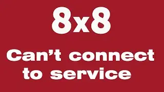 8x8 DNS issues and problems, Enable to connect to server