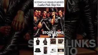 Gay Leather Art Reels Tom of Finland Energy Visual Defiance Wear Your Leather Pride Loud #gayartists