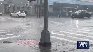 LLUVIA CALLEJERA NYC  #shorts 