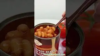 Savor the Classic Comfort: Canned Tomato Baked Beans! 🍅| Tianz Food Factory #tomato #cannedfood