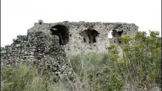 Byzantine hospital ruins Side Turkey