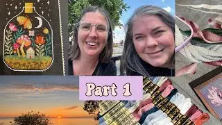 Flosstube #15 (2024) PART 1 Together again - Cabin time, Mirabilia & crafting