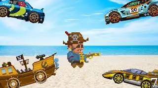 Битвы с Пиратами! Motor World: Car Factory часть 7