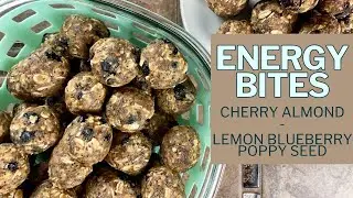How to Make No Bake Energy Balls without any special kitchen equipment (just a bowl!) - 2 flavors