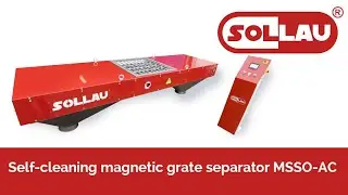 Magnetic grate separator with automatic cleaning MSSO-AC - SOLLAU